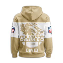 New Orleans Saints | Premium NFL Touchdown Spirit Personalized Hoodie TD