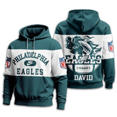 Philadelphia Eagles | Premium NFL Touchdown Spirit Personalized Hoodie TD