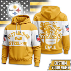 Pittsburgh Steelers | Premium NFL Touchdown Spirit Personalized Hoodie TD