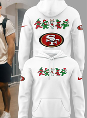 San Francisco 49ers Grateful Dead Dancing Bears Christmas Hoodie