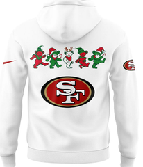 San Francisco 49ers Grateful Dead Dancing Bears Christmas Hoodie