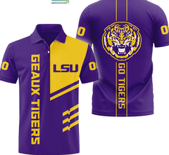 LSU tigers Geaux Tigers Fan Polo Shirt