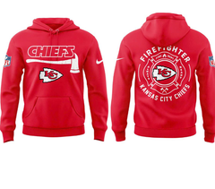 Kansas City Chiefs Firefighter Appreciation 2025 Celebrating Hoodie