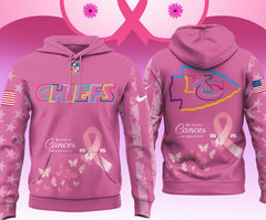 Kansas City Chiefs x Breast Cancer Awareness 2025 Fall Fighting Cancer Hoodie