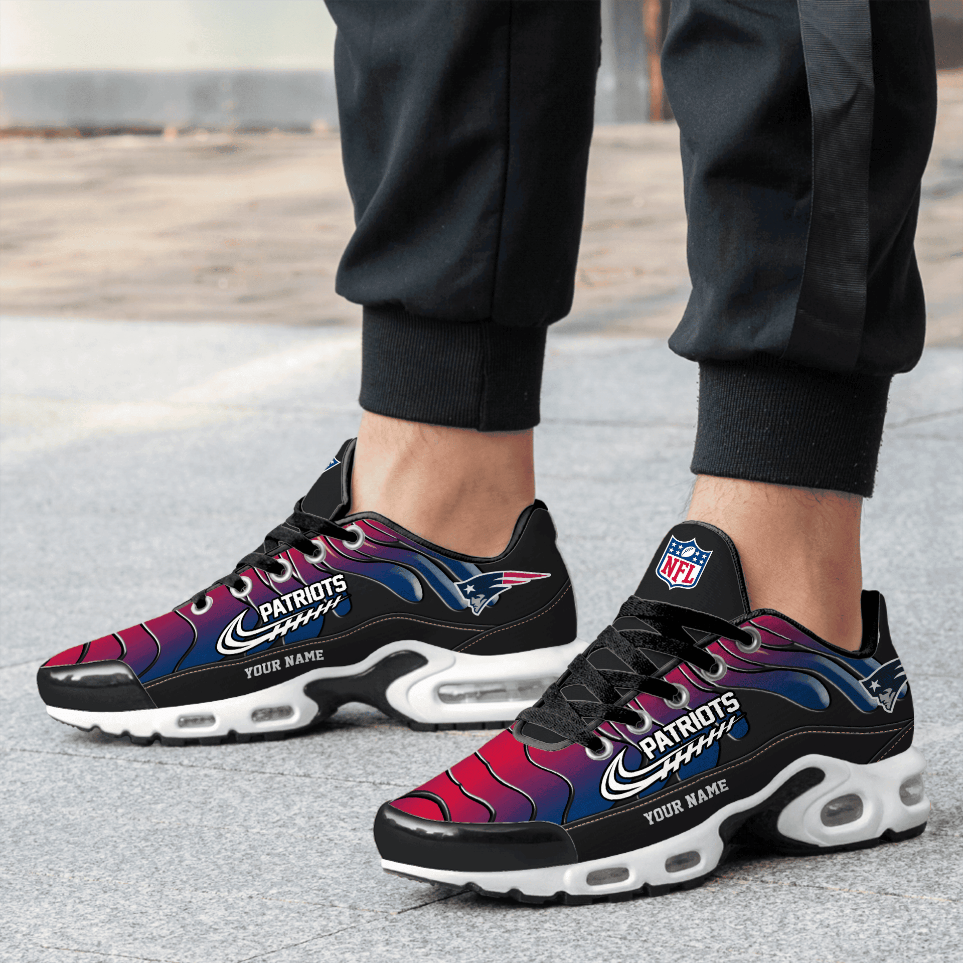 New England Patriots | Personalized Air Max Shoes Limited Edition TD