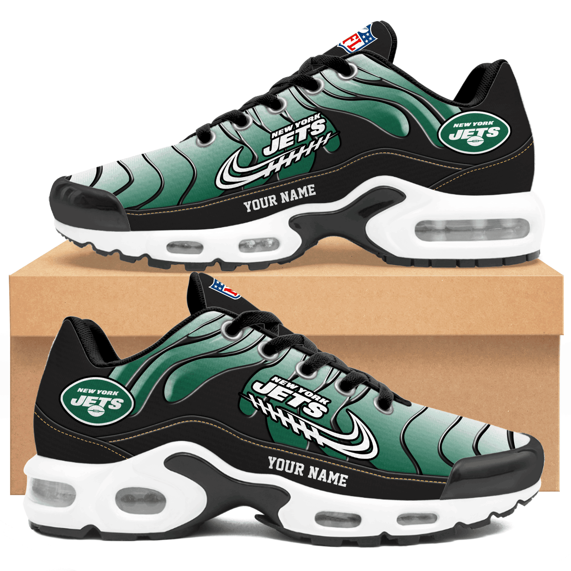 New York Jets | Personalized Air Max Shoes Limited Edition TD
