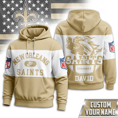 New Orleans Saints | Premium NFL Touchdown Spirit Personalized Hoodie TD