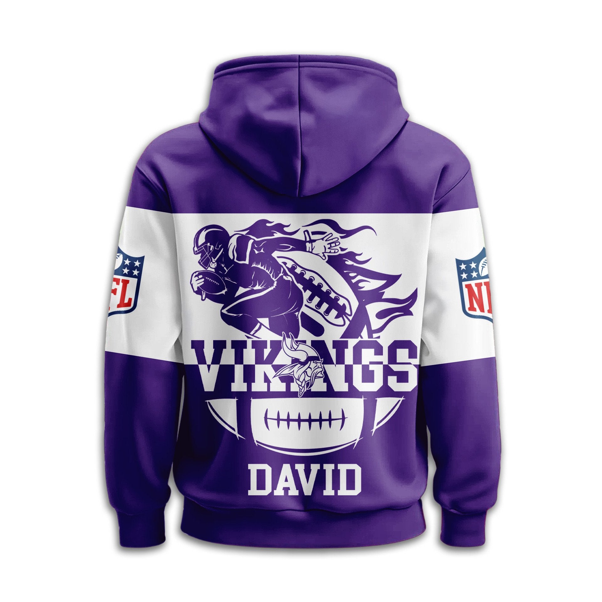 Minnesota Vikings | Premium NFL Touchdown Spirit Personalized Hoodie TD