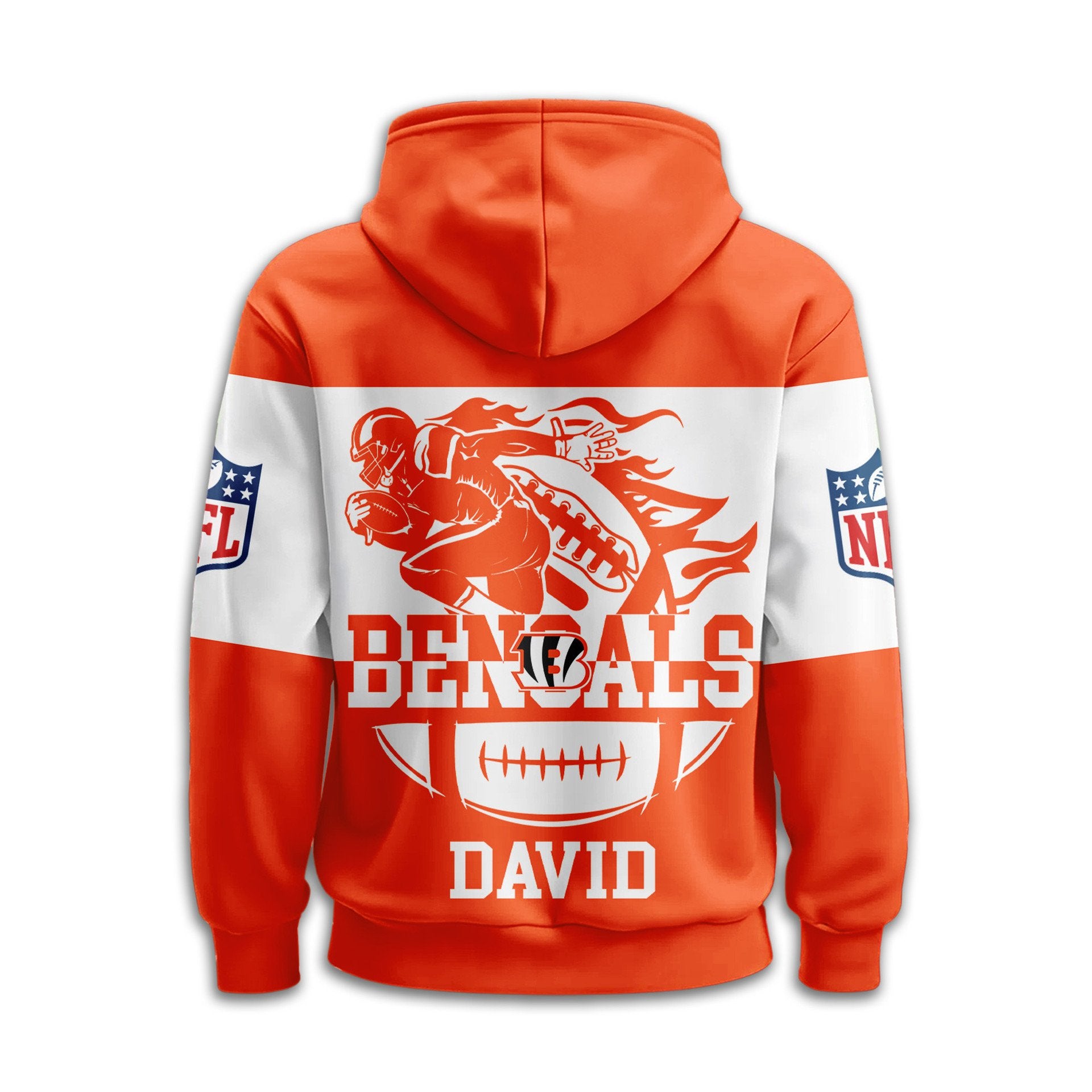 Cincinnati Bengals | Premium NFL Touchdown Spirit Personalized Hoodie TD
