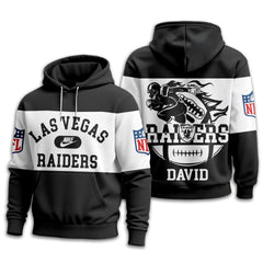 Las Vegas Raiders | Premium NFL Touchdown Spirit Personalized Hoodie TD