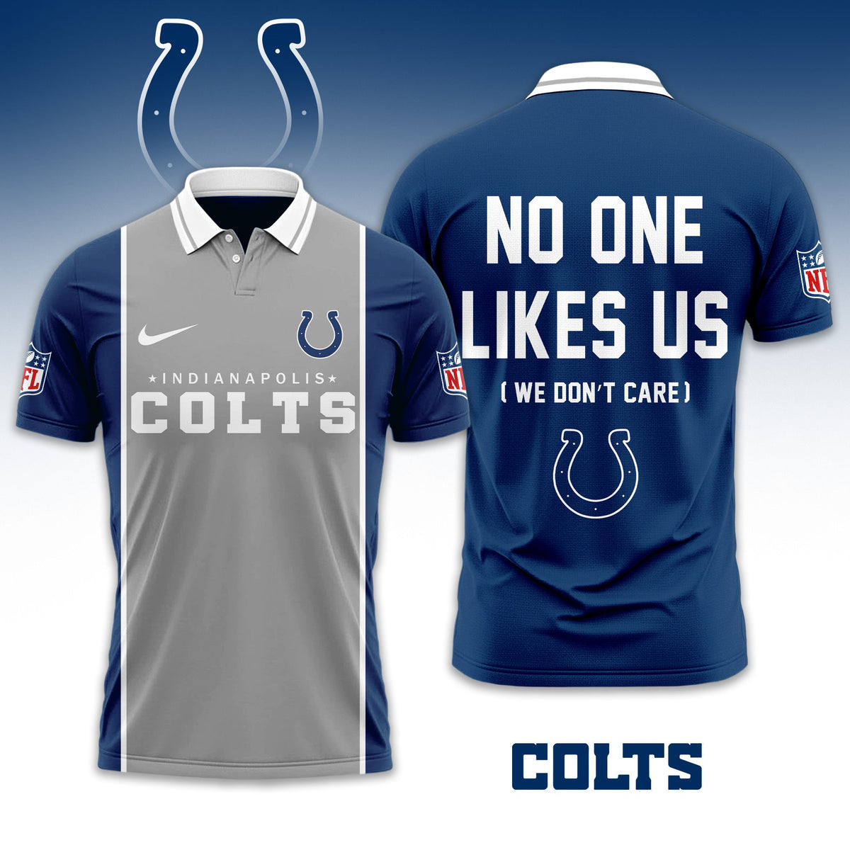 Indianapolis Colts | NFL No One Like Us Polo Shirt TD