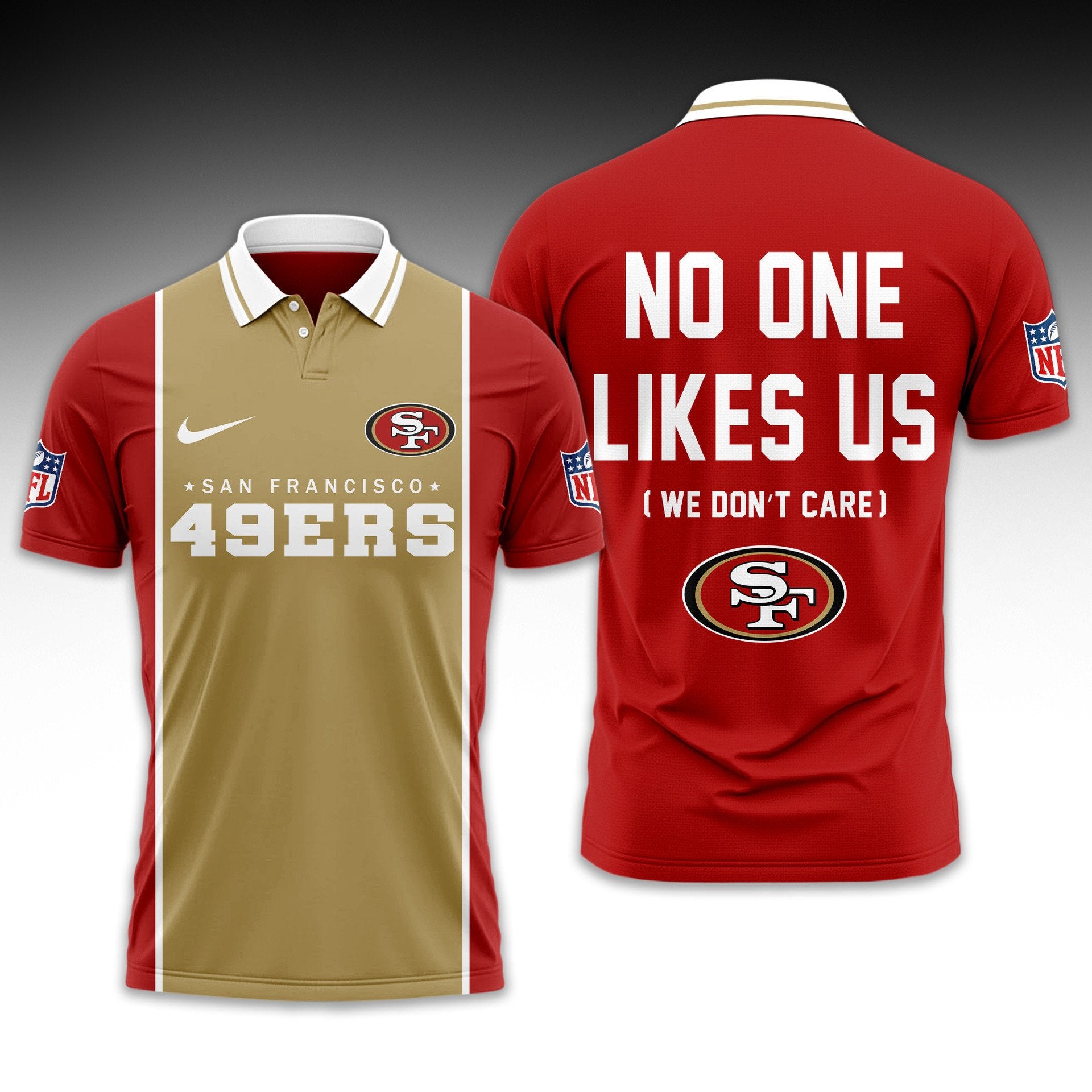 San Francisco 49ers | NFL No One Like Us Polo Shirt TD