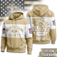 New Orleans Saints | Premium NFL Touchdown Spirit Personalized Hoodie TD