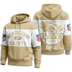 New Orleans Saints | Premium NFL Touchdown Spirit Personalized Hoodie TD