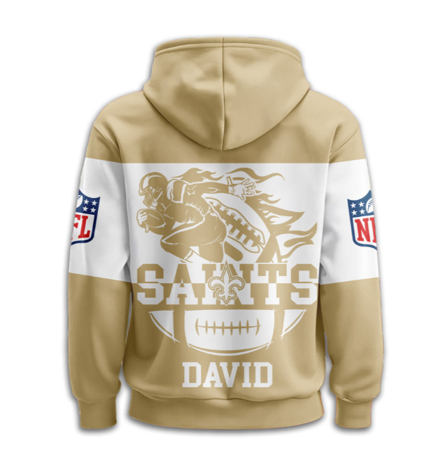 New Orleans Saints | Premium NFL Touchdown Spirit Personalized Hoodie TD
