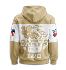 New Orleans Saints | Premium NFL Touchdown Spirit Personalized Hoodie TD