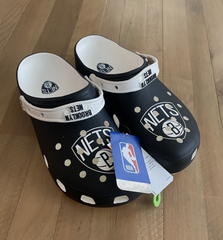 Crocs NBA Brooklyn Nets Classic Clogs Basketball Mens