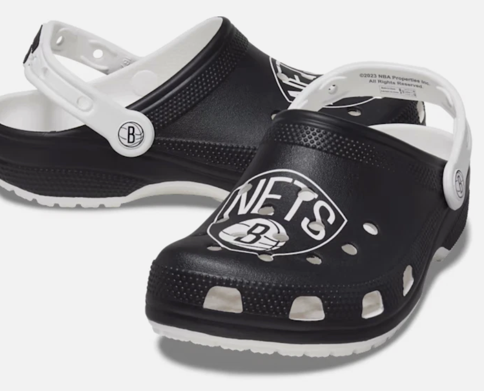 Crocs Men's and Women's Shoes NBA Brooklyn Nets Classic Clog