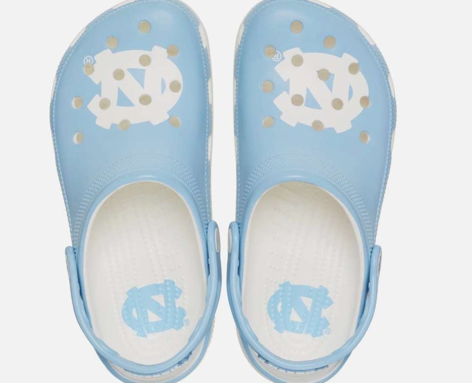Crocs Adult University of North Carolina Classic Clogs