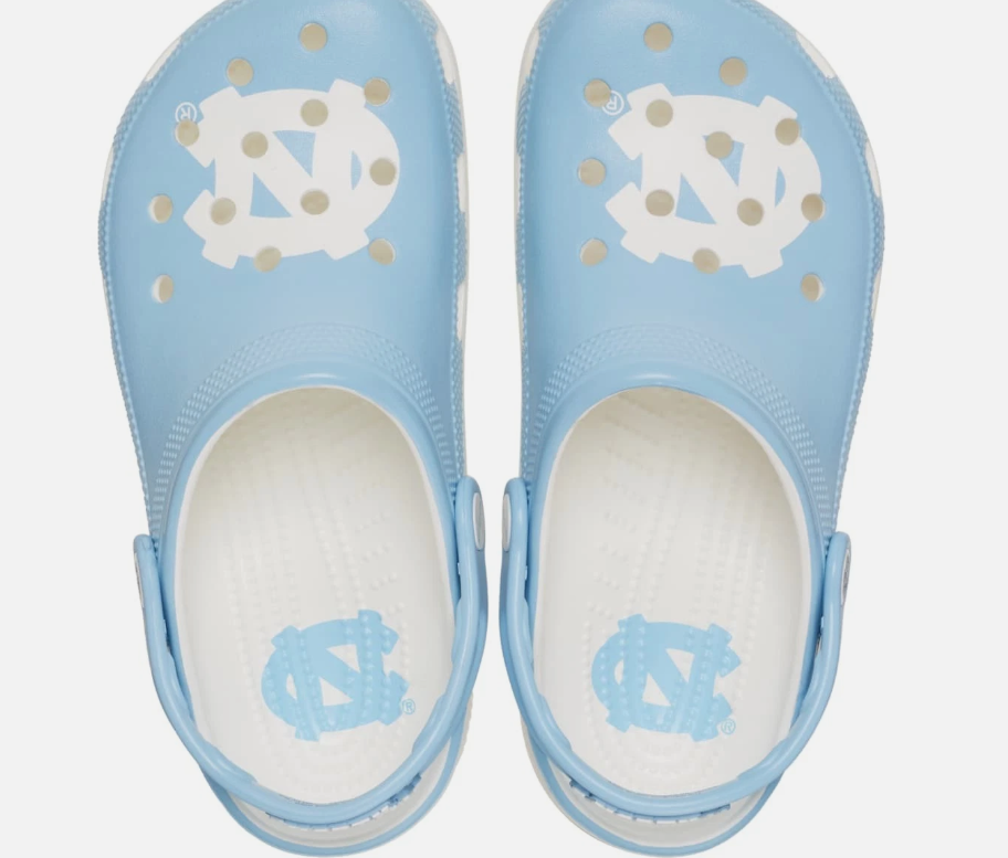 Crocs Adult University of North Carolina Classic Clogs
