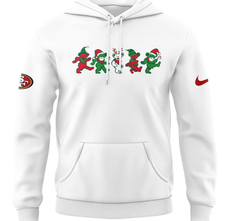 San Francisco 49ers Grateful Dead Dancing Bears Christmas Hoodie