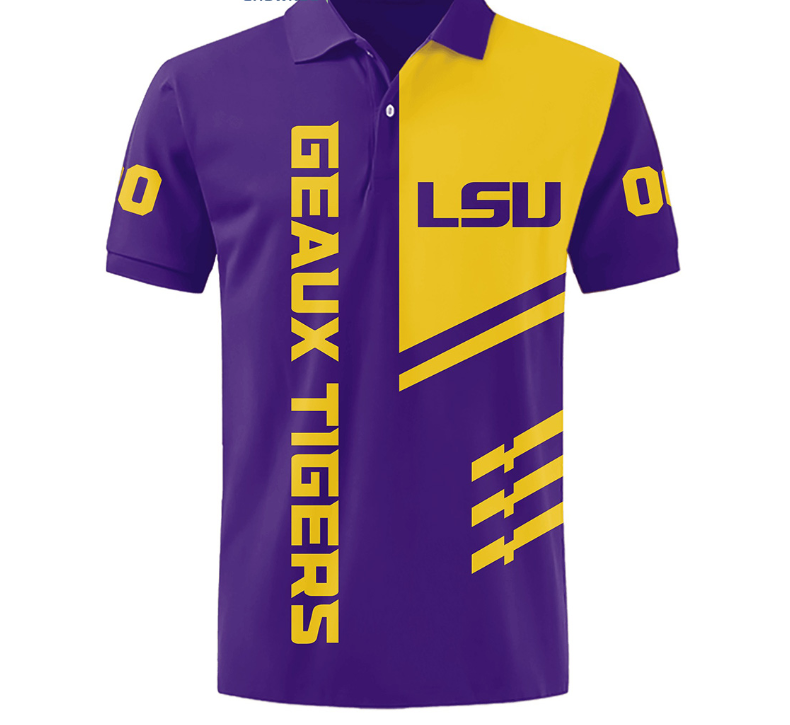 LSU tigers Geaux Tigers Fan Polo Shirt