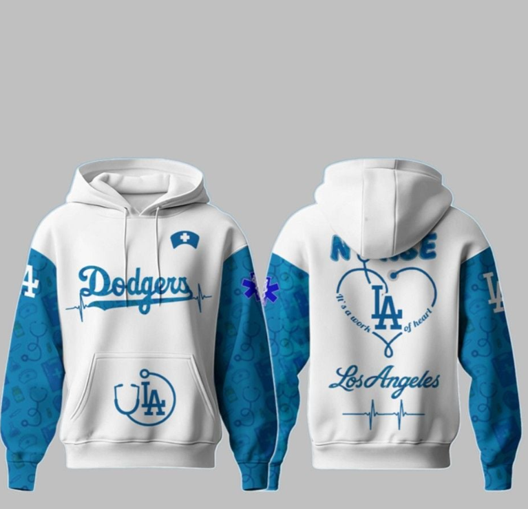 2025 LA Dodgers Nurses Appreciation Night Hoodie