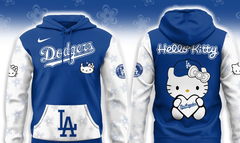 Los Angeles Dodgers MLB Hello Kitty Hoodie