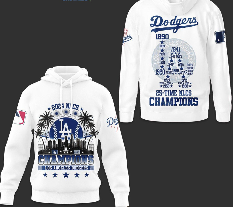 Los Angeles Dodgers 25th Time Of NLCS Champions National Champs