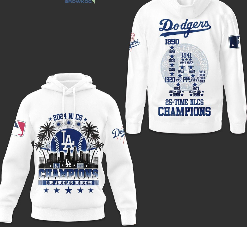 Los Angeles Dodgers 25th Time Of NLCS Champions National Champs
