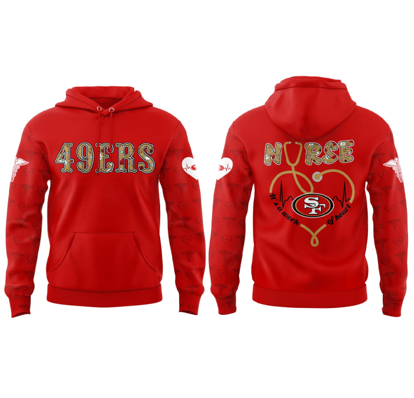 49ers Nurses Appreciation 2025 Hoodie Joggers Cap
